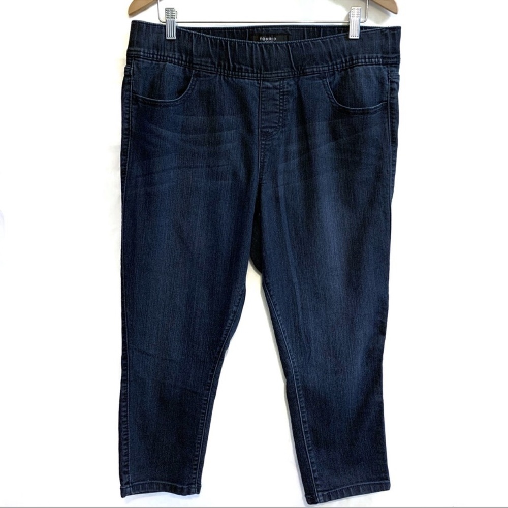 Torrid Jean Jegging Capri Cropped Pants Size